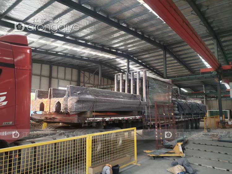 山東公交車站候車亭發(fā)貨配圖一