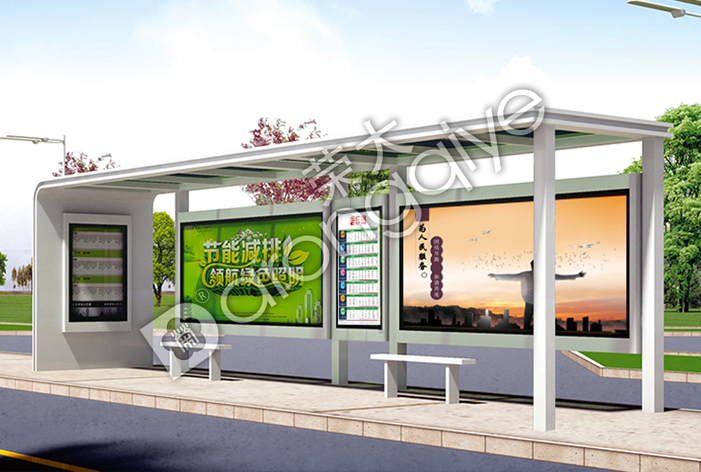 河北公交站臺(tái)候車亭效果圖