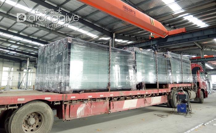 仿古公交候車(chē)亭發(fā)貨案例圖一