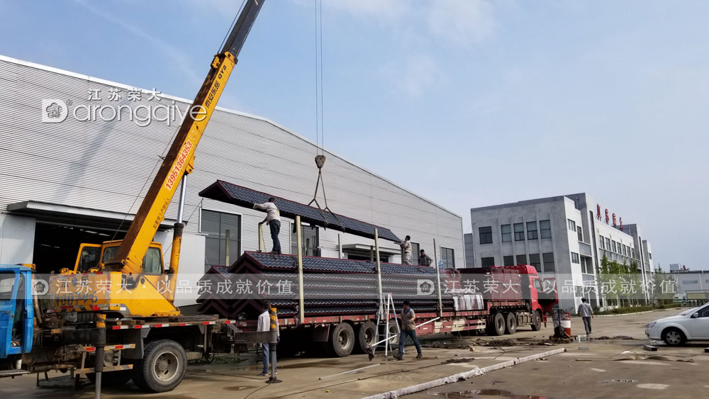 蘇州仿古公交候車亭發(fā)貨圖二